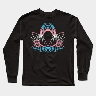 Transgender Flag Long Sleeve T-Shirt